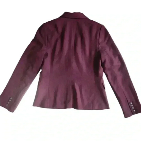 NWT  Banana Republic Burgundy Business Jacket Size 8 Petite - Picture 2 of 8